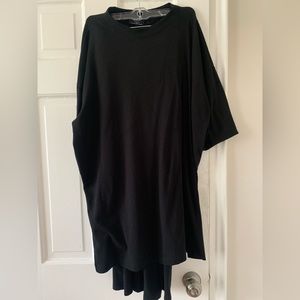 DRESSED IN LALA: LALA ORIGINAL Lex Ribbed Playsuit in Black